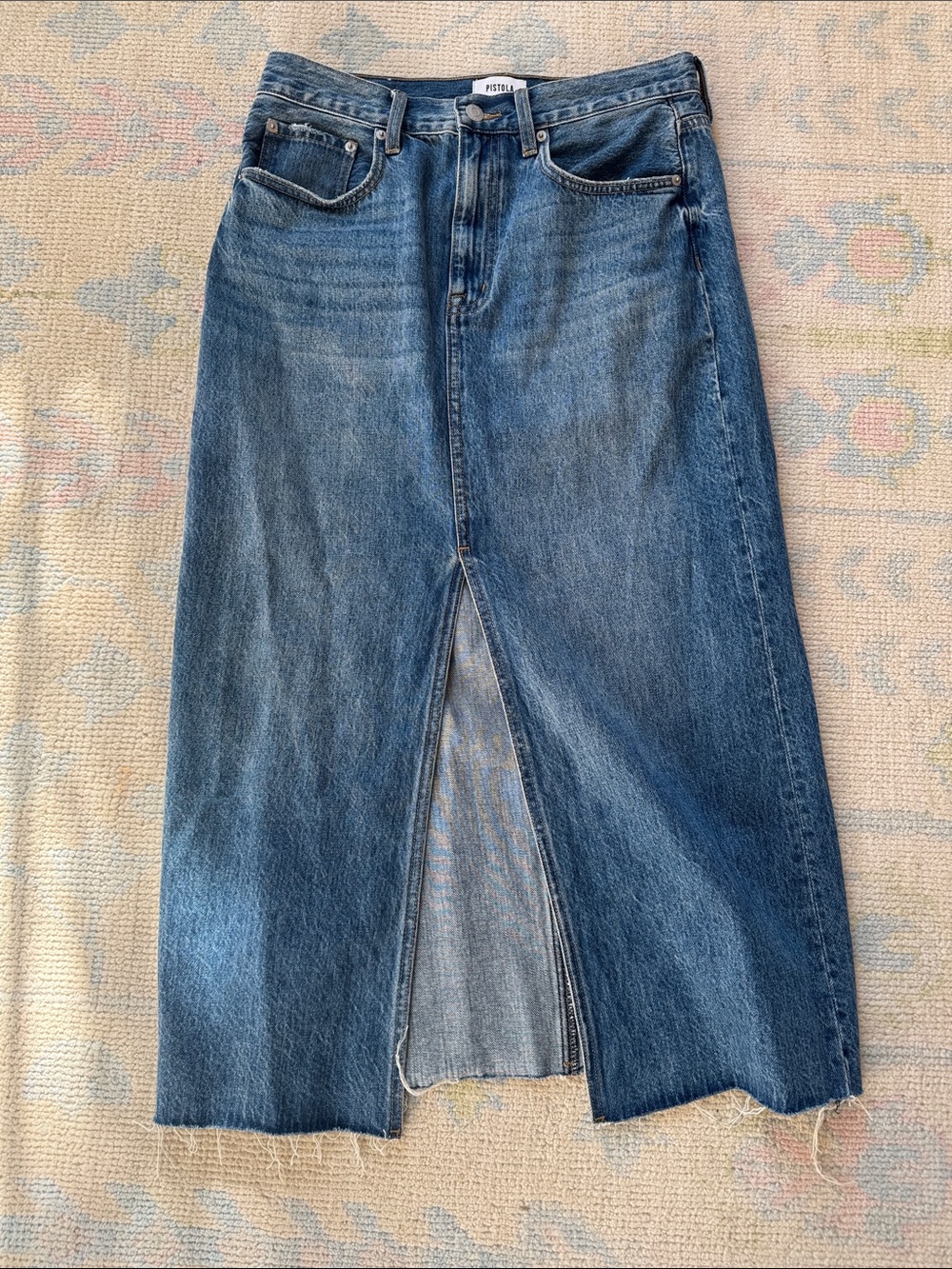 Pistols Alice Denim Skirt in Maui